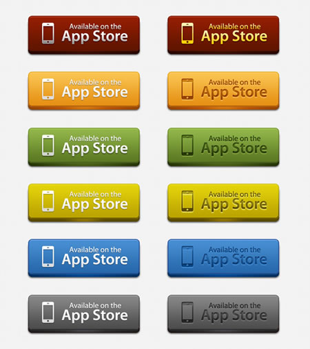 mobile app buttons