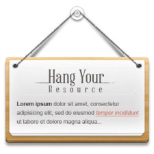 hanging sign template