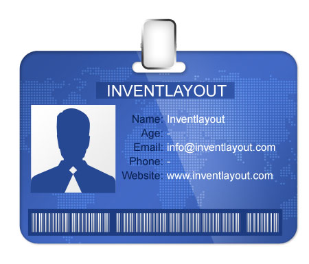 Badge Template on Id Badge Template  Psd    Corrupted Development