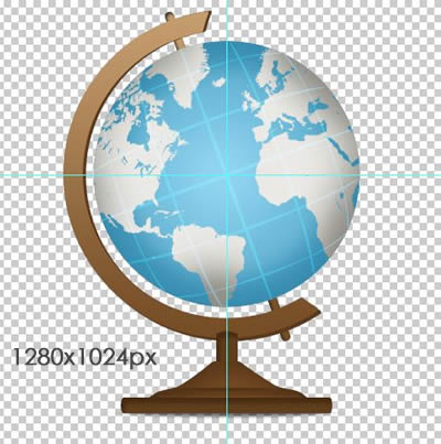 Globe Icon (PSD)