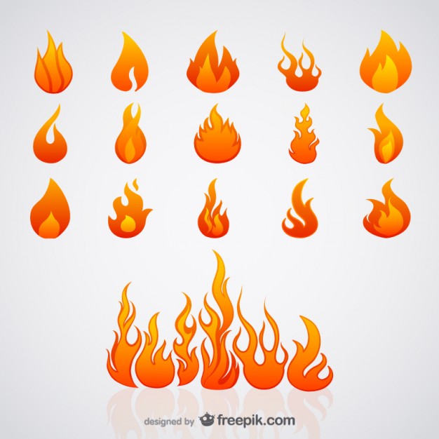free vector clipart fire - photo #10