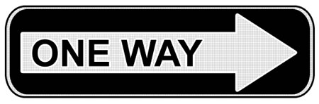 One Way Traffic Sign PSD One Way Street Signs