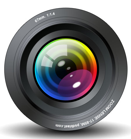 Download Vector Camera Lens Icon