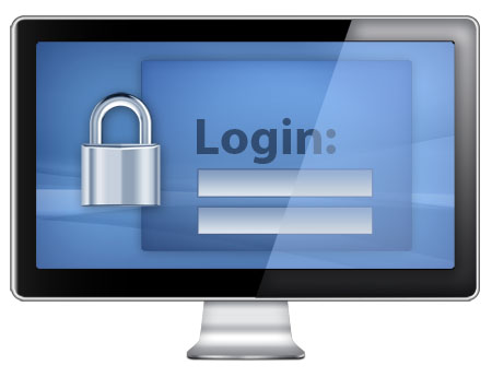 Password Log in Screen Icon (PSD)